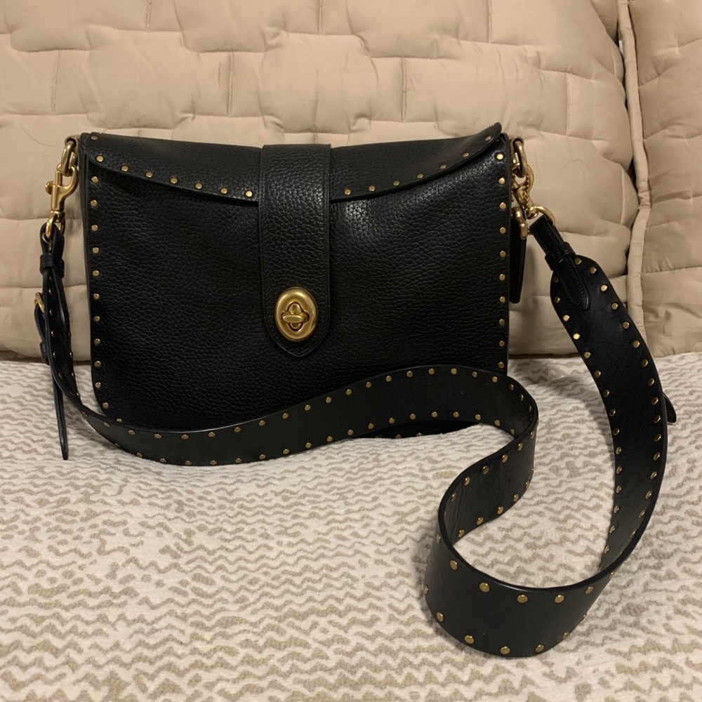 Coach 1941 Page 27 Border Rivets Satchel Bag